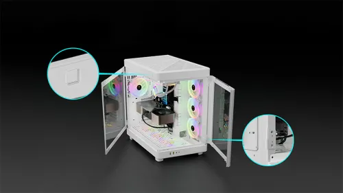 CASE GAMDIAS NESO P1 WW CANESOP1WWGA – FULL TOWER| FULL WHITE| E-ATX | GPU 426MM